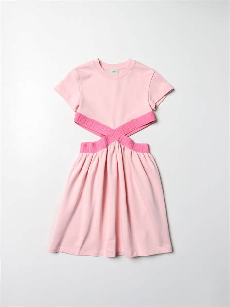 fendi plissé dress|Fendi kids pink dresses.